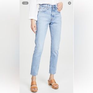 Levis 501 Skinny Jeans in Tango Light